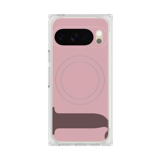 Premium Square Case with Pixelsnap［ Original - initial color - J dusty pink ］
