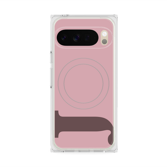 Premium Square Case with Pixelsnap［ Original - initial color - J dusty pink ］