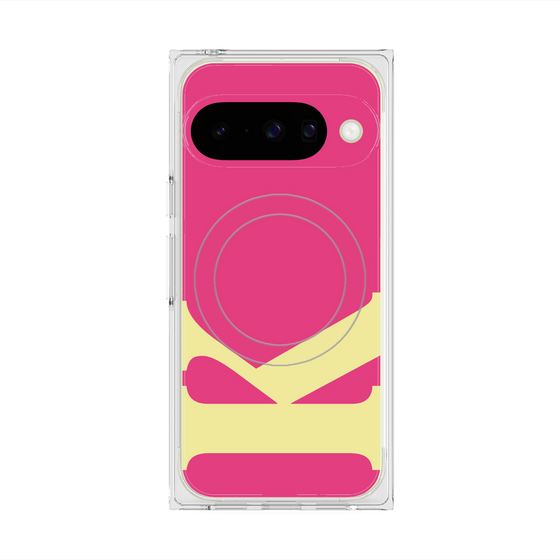 Premium Square Case with Pixelsnap［ Original - initial color - K pink ］