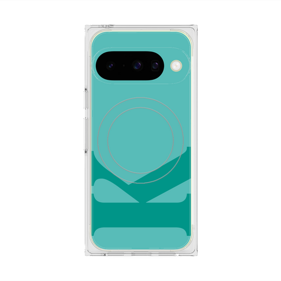 Premium Square Case with Pixelsnap［ Original - initial color - K light green ］