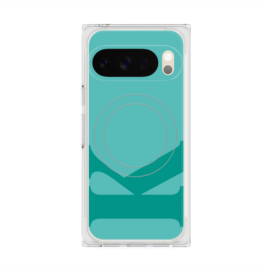 Premium Square Case with Pixelsnap［ Original - initial color - K light green ］