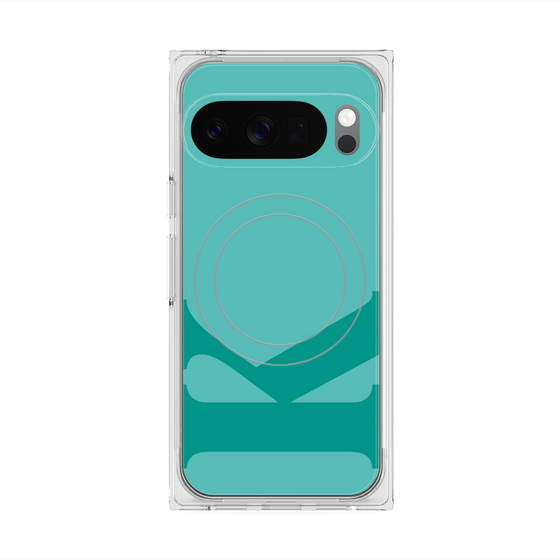 Premium Square Case with Pixelsnap［ Original - initial color - K light green ］
