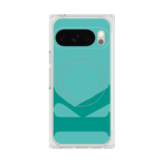 Premium Square Case with Pixelsnap［ Original - initial color - K light green ］