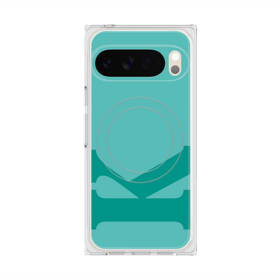 Premium Square Case with Pixelsnap［ Original - initial color - K light green ］