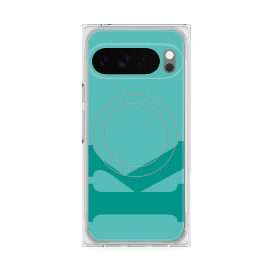 Premium Square Case with Pixelsnap［ Original - initial color - K light green ］