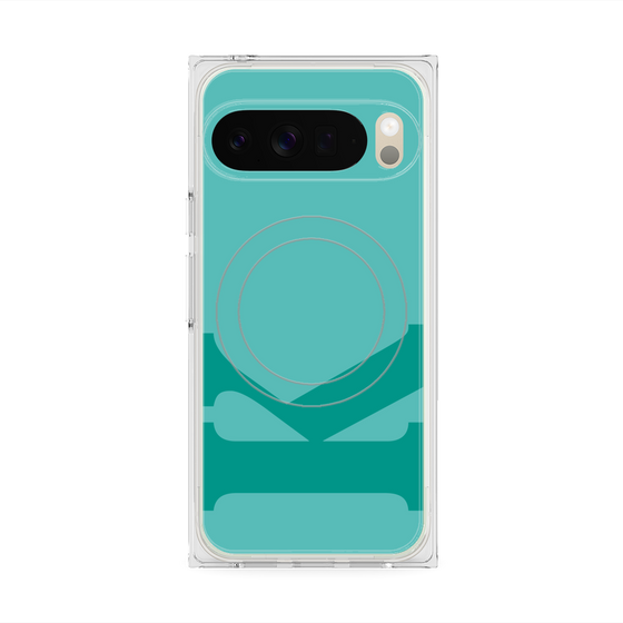 Premium Square Case with Pixelsnap［ Original - initial color - K light green ］
