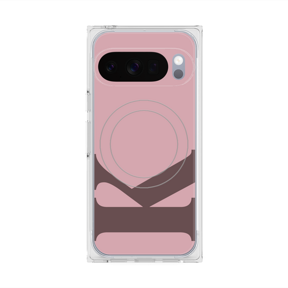 Premium Square Case with Pixelsnap［ Original - initial color - K dusty pink ］