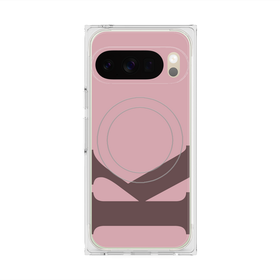 Premium Square Case with Pixelsnap［ Original - initial color - K dusty pink ］
