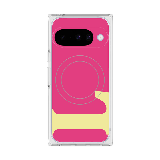 Premium Square Case with Pixelsnap［ Original - initial color - L pink ］