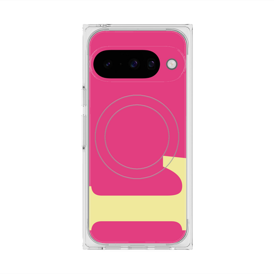 Premium Square Case with Pixelsnap［ Original - initial color - L pink ］