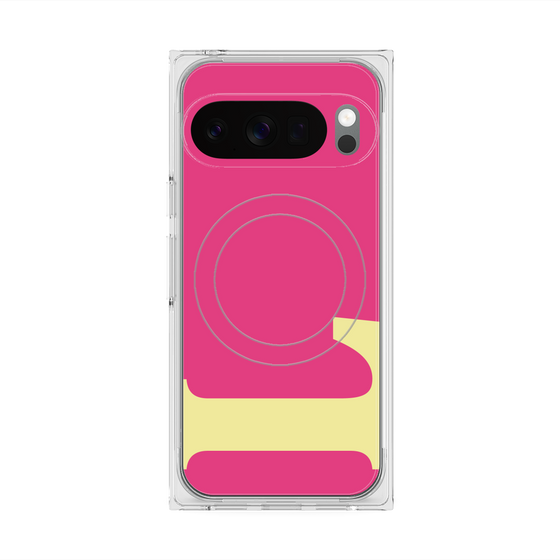 Premium Square Case with Pixelsnap［ Original - initial color - L pink ］