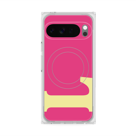 Premium Square Case with Pixelsnap［ Original - initial color - L pink ］