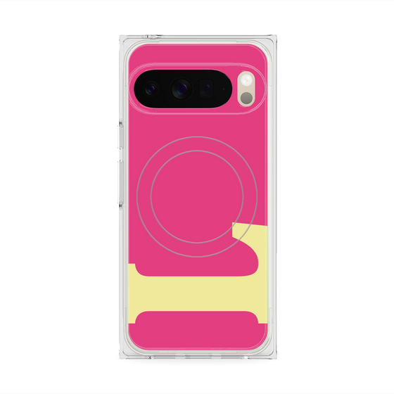 Premium Square Case with Pixelsnap［ Original - initial color - L pink ］