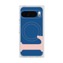 Premium Square Case with Pixelsnap［ Original - initial color - L navy ］