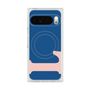 Premium Square Case with Pixelsnap［ Original - initial color - L navy ］