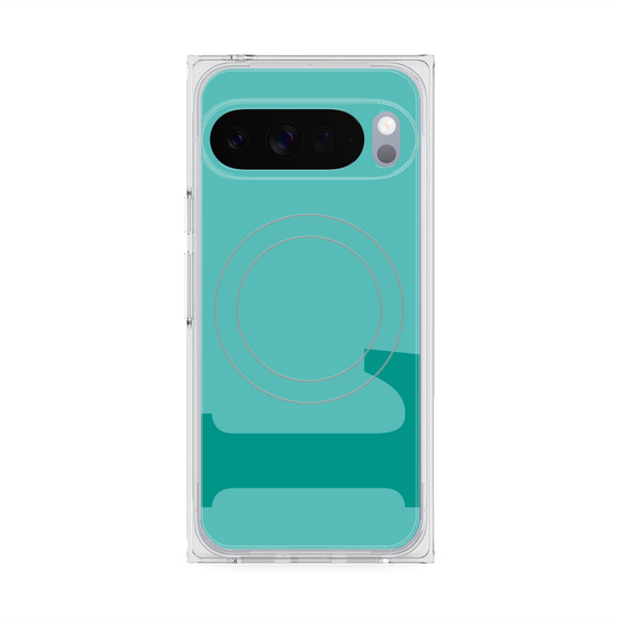 Premium Square Case with Pixelsnap［ Original - initial color - L light green ］