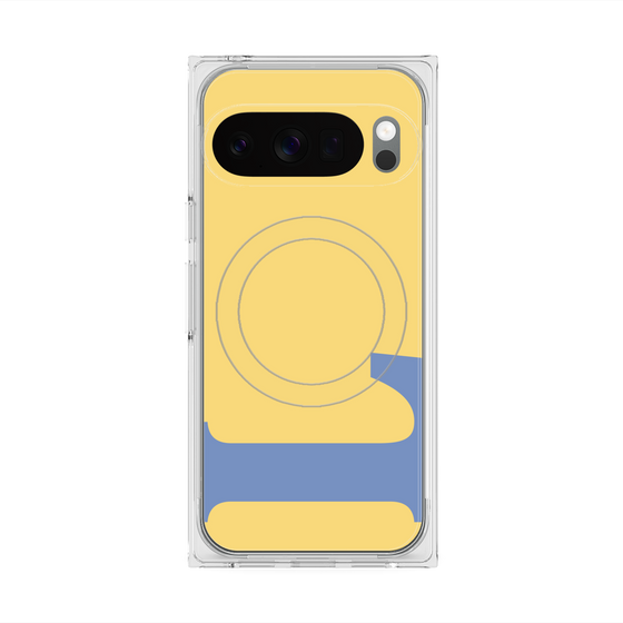 Premium Square Case with Pixelsnap［ Original - initial color - L yellow ］