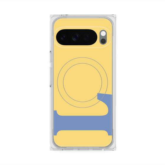 Premium Square Case with Pixelsnap［ Original - initial color - L yellow ］