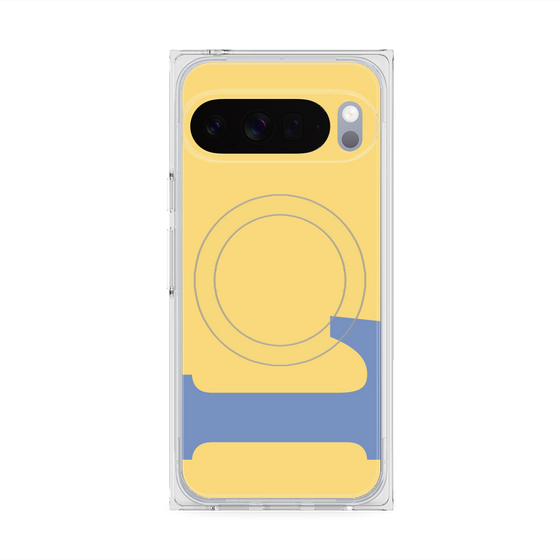 Premium Square Case with Pixelsnap［ Original - initial color - L yellow ］