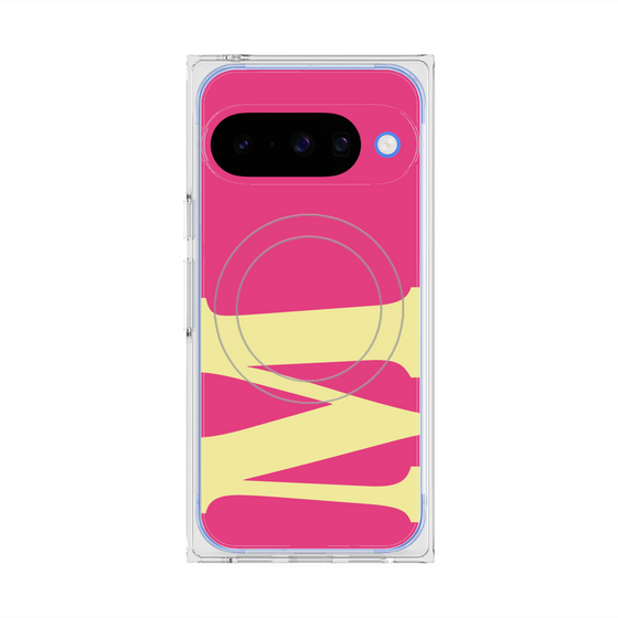 Premium Square Case with Pixelsnap［ Original - initial color - M pink ］