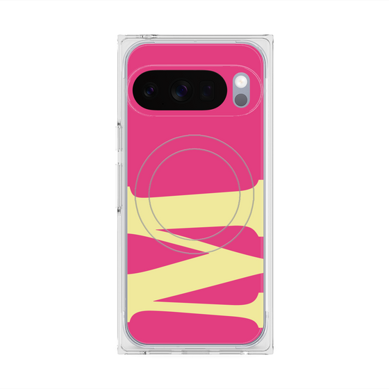 Premium Square Case with Pixelsnap［ Original - initial color - M pink ］
