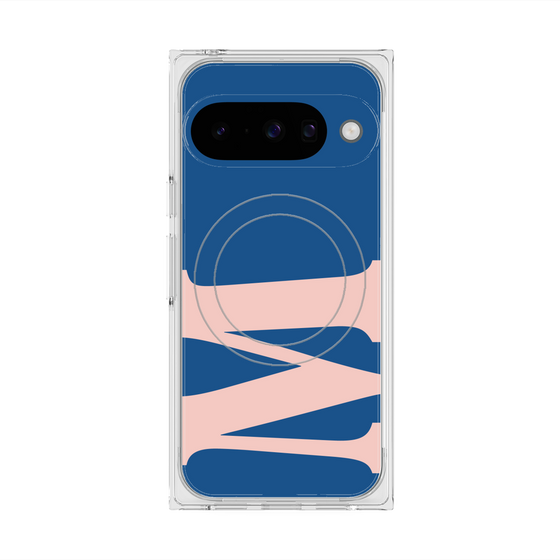 Premium Square Case with Pixelsnap［ Original - initial color - M navy ］