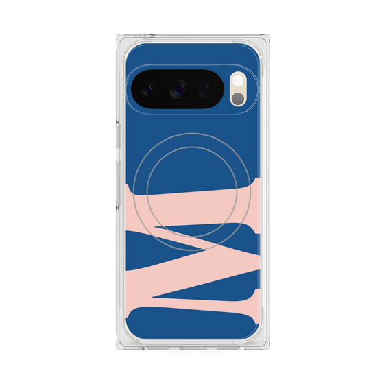 Premium Square Case with Pixelsnap［ Original - initial color - M navy ］