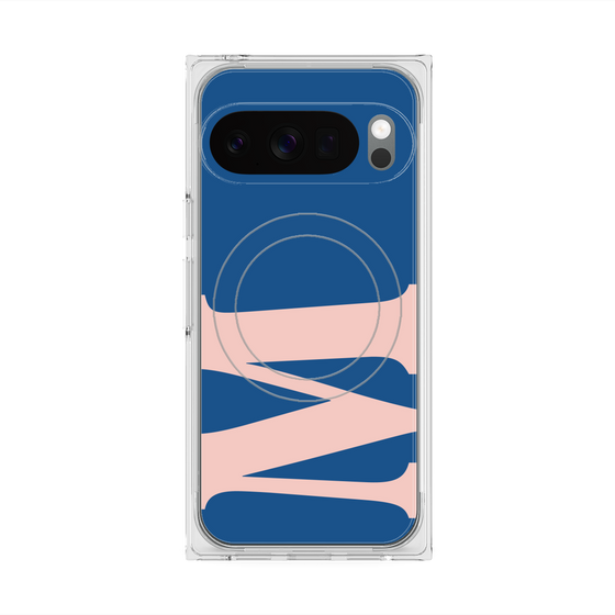 Premium Square Case with Pixelsnap［ Original - initial color - M navy ］