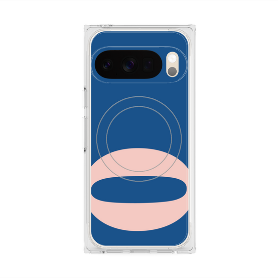 Premium Square Case with Pixelsnap［ Original - initial color - O navy ］