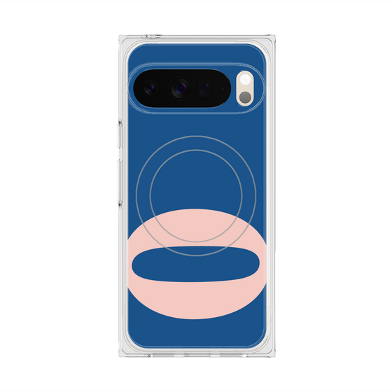 Premium Square Case with Pixelsnap［ Original - initial color - O navy ］