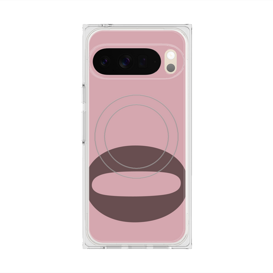 Premium Square Case with Pixelsnap［ Original - initial color - O dusty pink ］