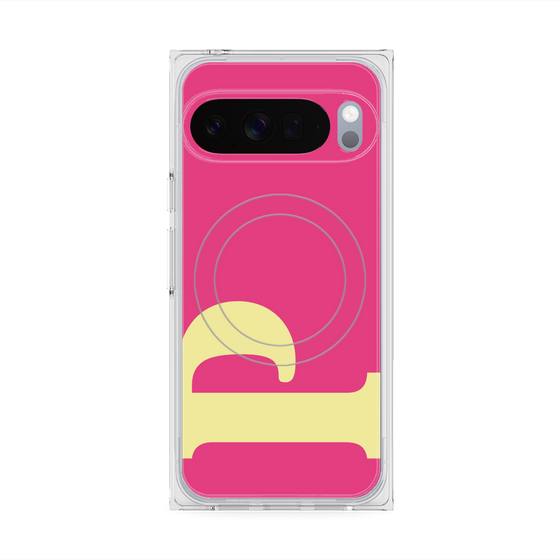 Premium Square Case with Pixelsnap［ Original - initial color - P pink ］