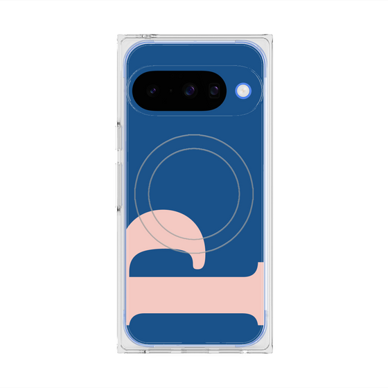 Premium Square Case with Pixelsnap［ Original - initial color - P navy ］