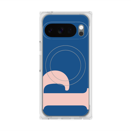 Premium Square Case with Pixelsnap［ Original - initial color - P navy ］