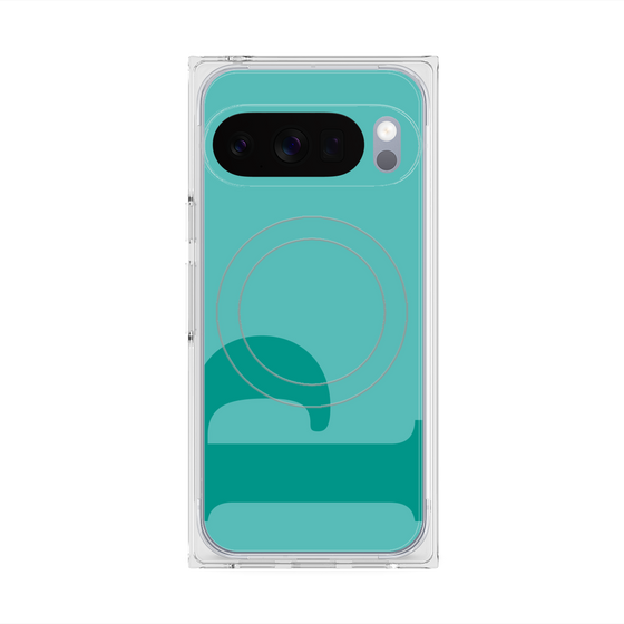 Premium Square Case with Pixelsnap［ Original - initial color - P light green ］