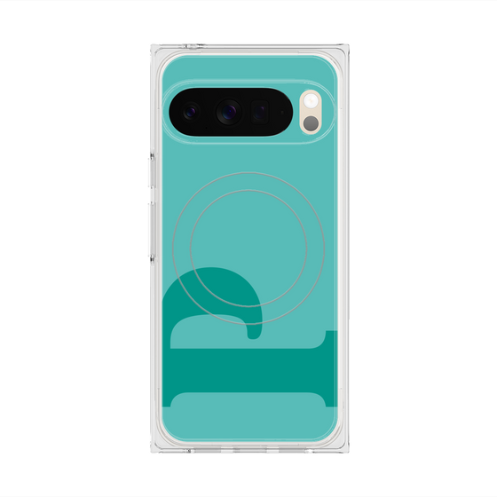 Premium Square Case with Pixelsnap［ Original - initial color - P light green ］