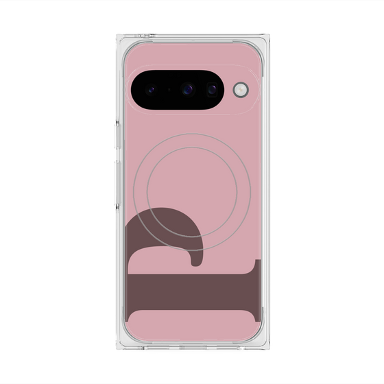 Premium Square Case with Pixelsnap［ Original - initial color - P dusty pink ］