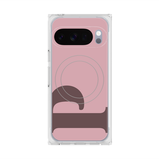 Premium Square Case with Pixelsnap［ Original - initial color - P dusty pink ］
