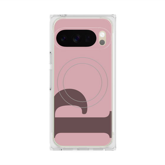 Premium Square Case with Pixelsnap［ Original - initial color - P dusty pink ］