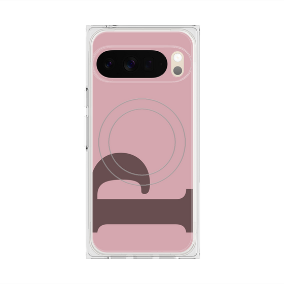 Premium Square Case with Pixelsnap［ Original - initial color - P dusty pink ］