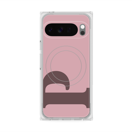 Premium Square Case with Pixelsnap［ Original - initial color - P dusty pink ］