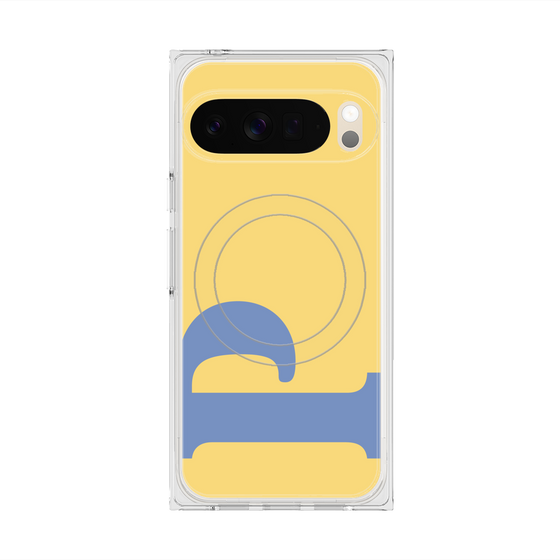 Premium Square Case with Pixelsnap［ Original - initial color - P yellow ］