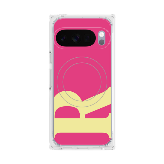 Premium Square Case with Pixelsnap［ Original - initial color - R pink ］