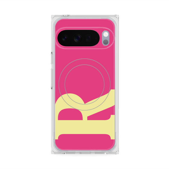 Premium Square Case with Pixelsnap［ Original - initial color - R pink ］