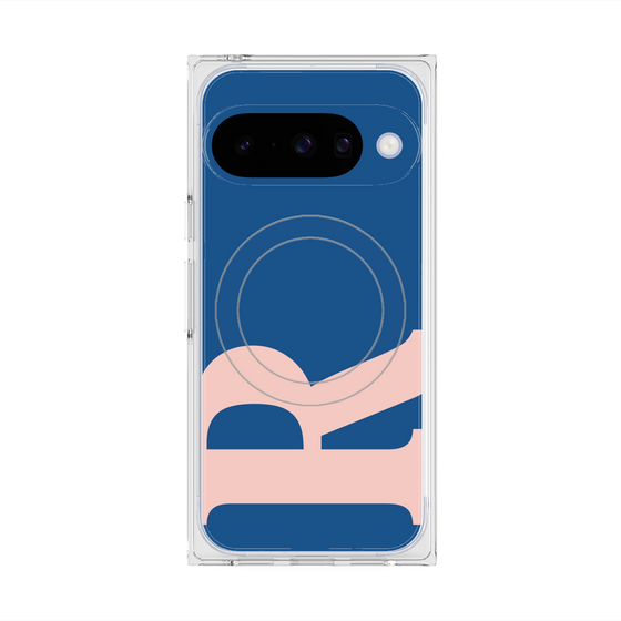 Premium Square Case with Pixelsnap［ Original - initial color - R navy ］