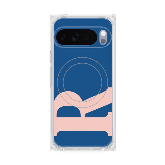 Premium Square Case with Pixelsnap［ Original - initial color - R navy ］