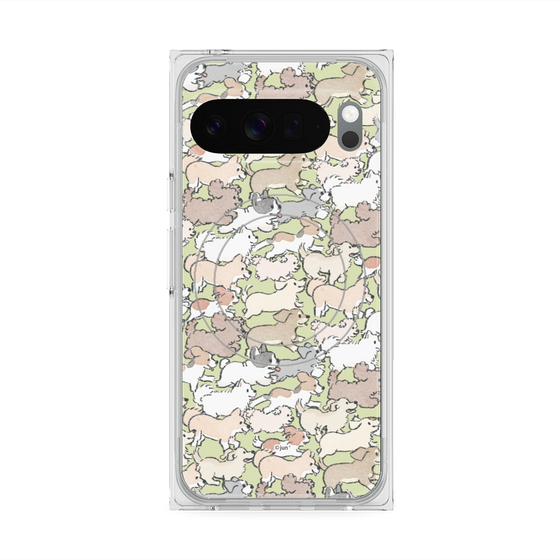Premium Square Case with Pixelsnap［ Hello, It's Dog - Full of Dogs ］