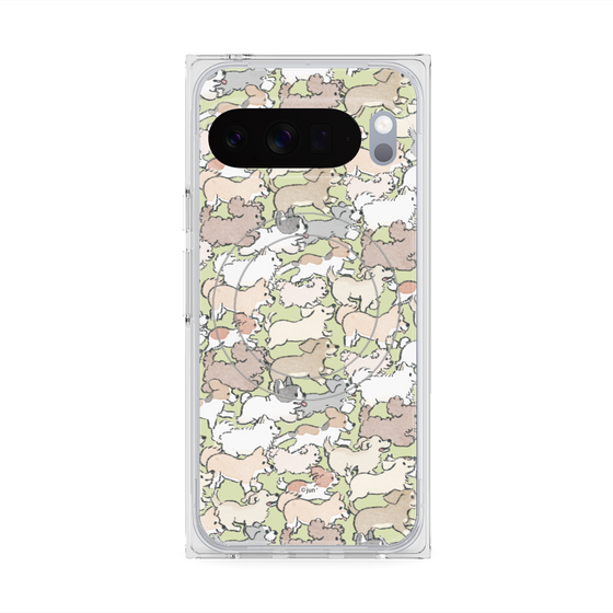 Premium Square Case with Pixelsnap［ Hello, It's Dog - Full of Dogs ］