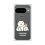Premium Square Case with Pixelsnap［ Mossari Mosao - Everyone Together - Clear ］