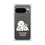 Premium Square Case with Pixelsnap［ Mossari Mosao - Everyone Together - Clear ］
